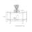 Modern transparent acrylic console table