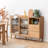 Simple Solid Wood Sideboard for Small Spaces