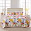 Ensemble de courtepointe pour grand lit 3 pièces Greenland Home Fashions Watercolor Dream White 90 x 90 + 20 x 26 (2)-45637484-33679973