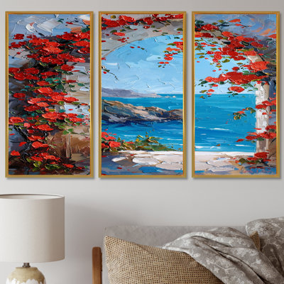Runyan - ensemble d'art mural plage et océan