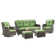 5 - Person Patio Conversation Sets with Cushions