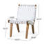 Ensemble de conversation d'extérieur 3 pièces en bois d'acacia et tissage de corde