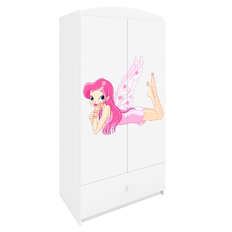 Cicero 2 Door Wardrobe, White
