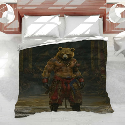 Édredon Warrior Bear Bedding Fantasy