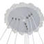 3 - Light Natural LED Dome Pendant