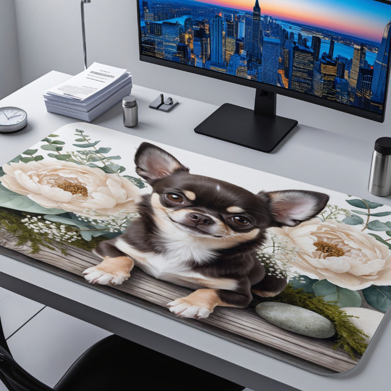 Polyester Desk Pad, 31.5x15.5