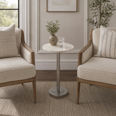 Table d'appoint en marbre Rejanae Elegant