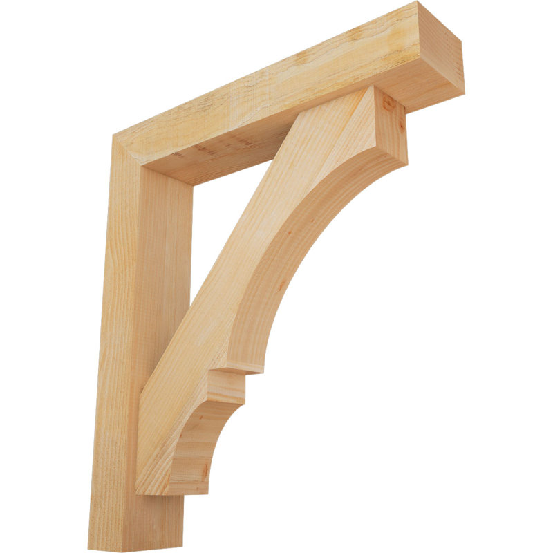 Support de bloc Balboa avec entretoise décalée, 24 x 30, Sapin Douglas de l 6 po (scié brut)