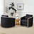 Holl Two Pieces 30" Wide Performance Fabric Upholstered Swivel Chair, No Assembly Required-1869803579