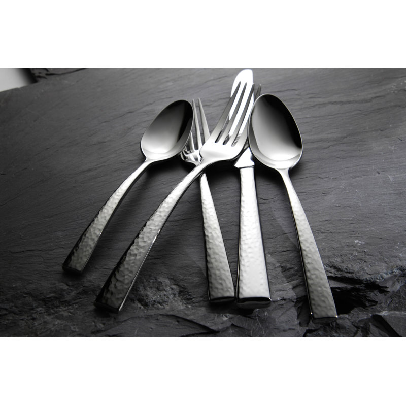 Chefs Table Hammered Dessert/Salad Forks by Oneida (18/0)