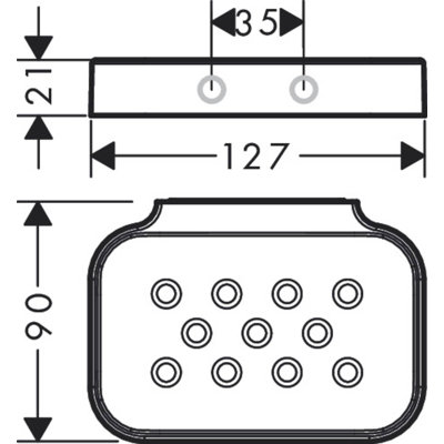 Universal Circular Soap Dish