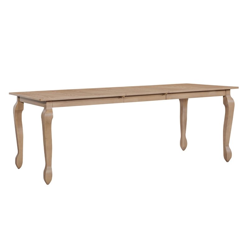 Akeeyla Butterfly Leaf Dining Table, Light Ash