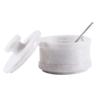 Handmade Salt Cellar With Spoon