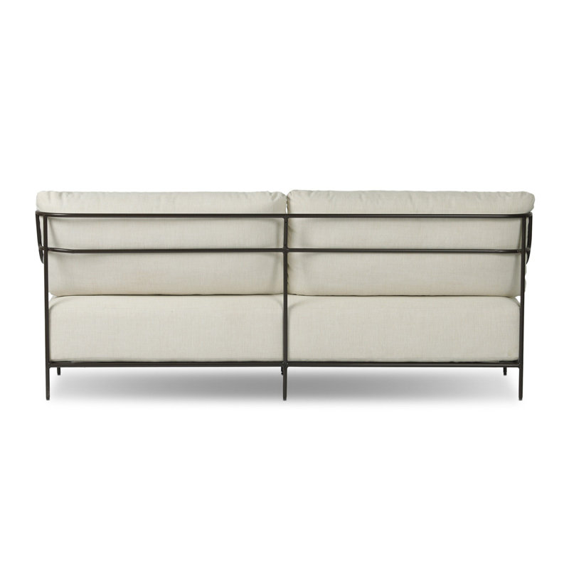 Segovia Outdoor Sofa-78"-Alessi Fawn, Vergo Cream