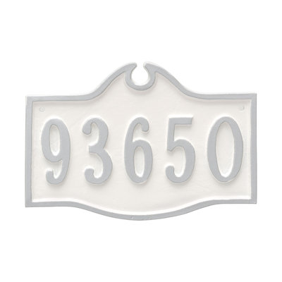 Colonial 1-Line Wall Address Plaque