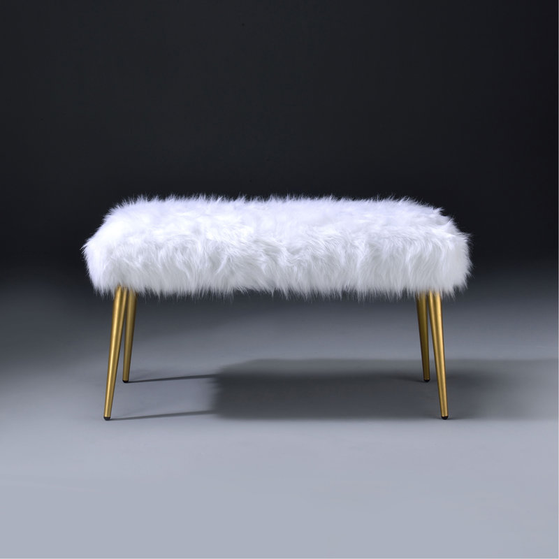 Banc avec pieds droits