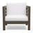 Wood Club Chair With Stain- And Waterproof Cushions Seat Padding