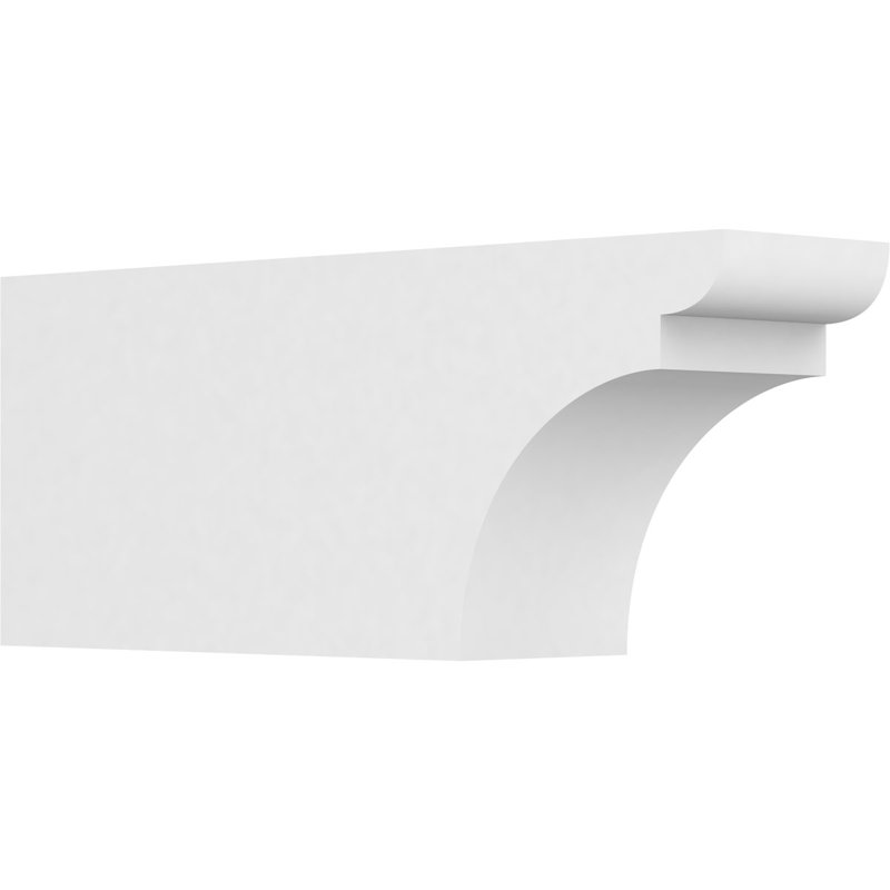 5"W x 8"H x 20"L Standard Yorktown Architectural Grade PVC Rafter Tail, 8"H x 5"W x 20"D