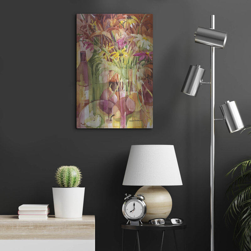 «Illusion of Fall» par Annelein Beukenkamp, art mural en métal, H 24 po x l 16 po