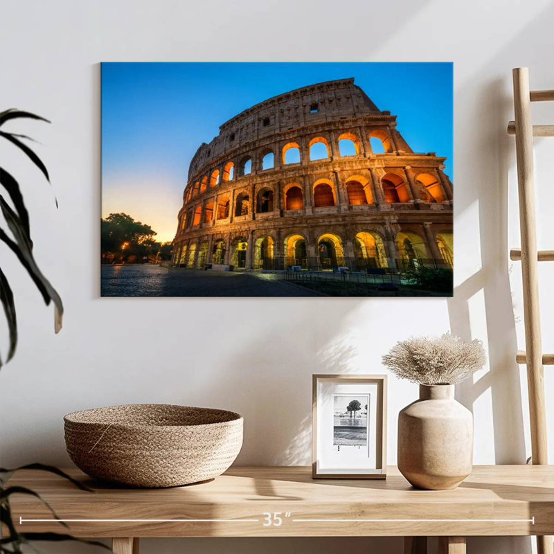 Lilie Colosseum In Italy, 16" H x 24" W