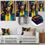 Décoration murale en métal glamour féminin-87837370