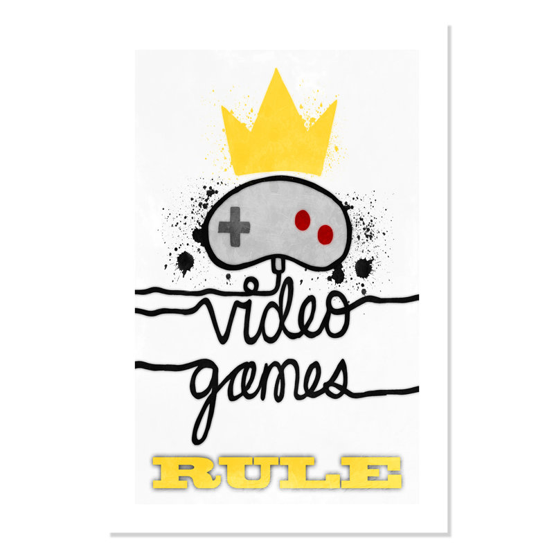 Impression de papier règle de jeux vidéo, H 36 po x l 24 po x P 1 po, Papier