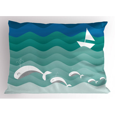 Taie décorative nautique Dolphin