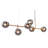 6 - Light Dimmable Sputnik Sphere Chandelier