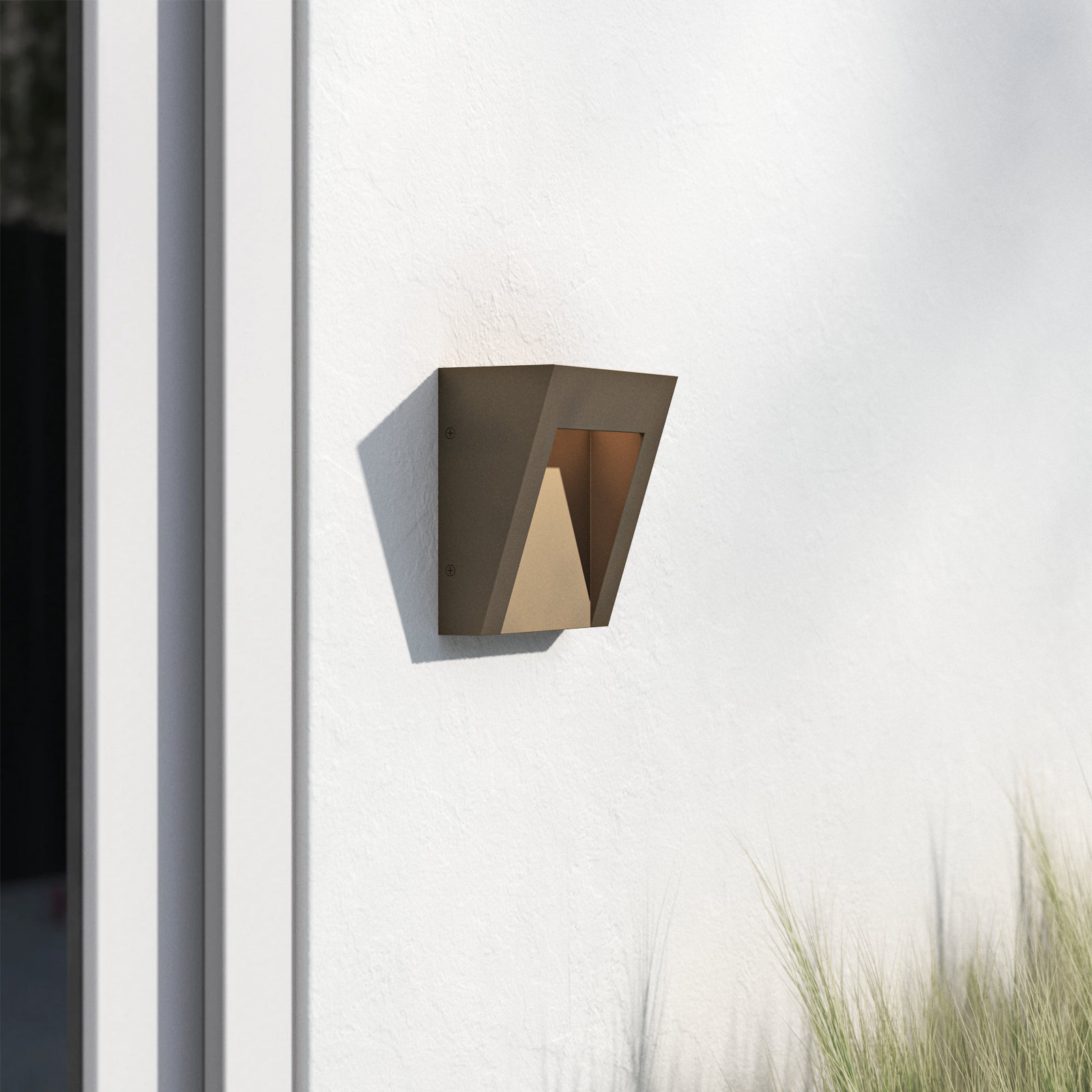 Verlina Outdoor LED Wall Light, Textured Oil Rubbed Bronze