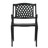 2 Cast Aluminum Dining Chairs - Black, Mesh Back And Seat, Weather For Outdoor Style, Patio, Deck, Backyard-1810206345
