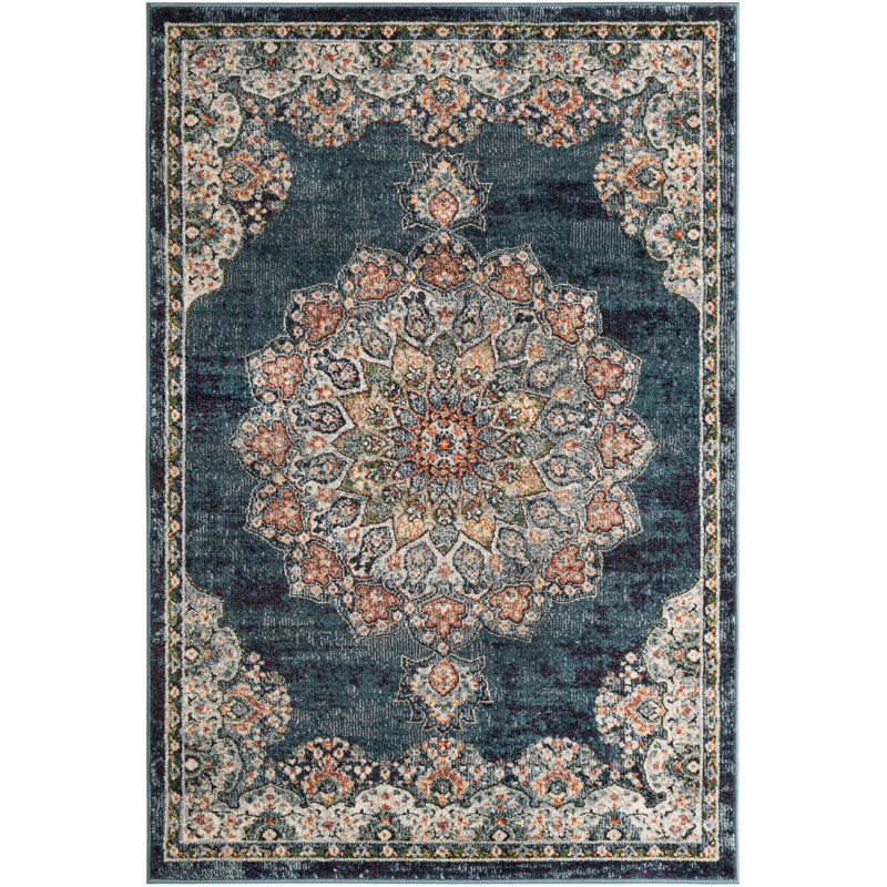 Tasharra Rug, Rectangle 4'1" x 6'1", Blue