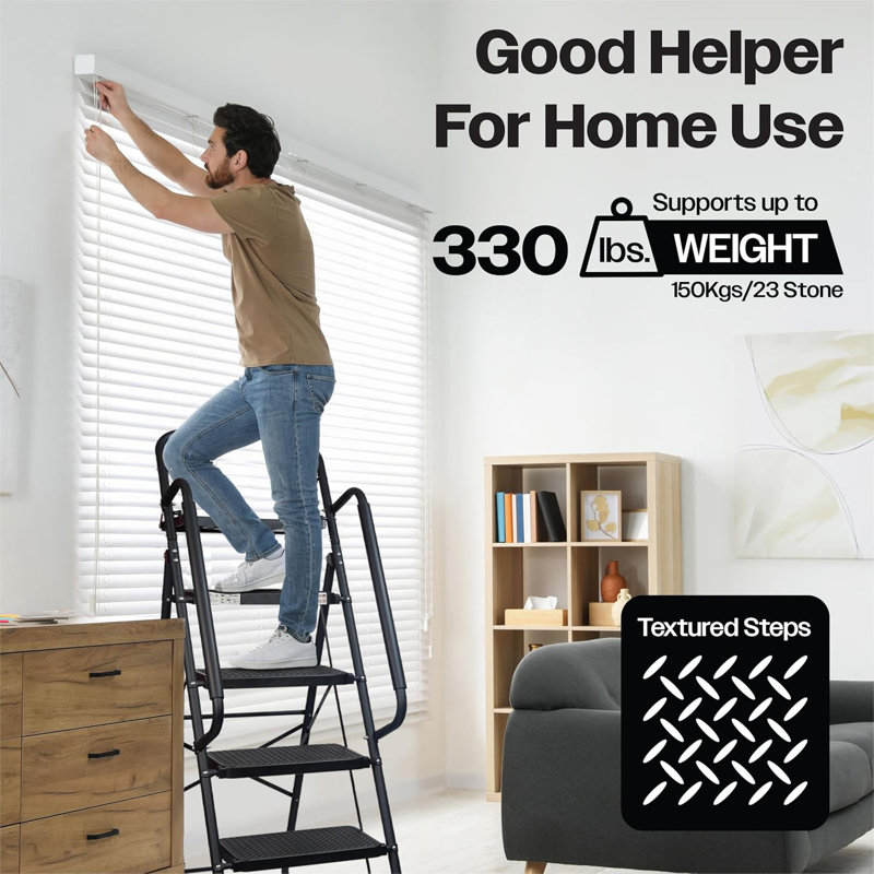 4 - Step Steel Folding Step Ladder