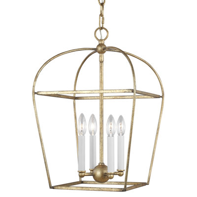 Andy 4 - Light Dimmable Lantern Geometric Chandelier