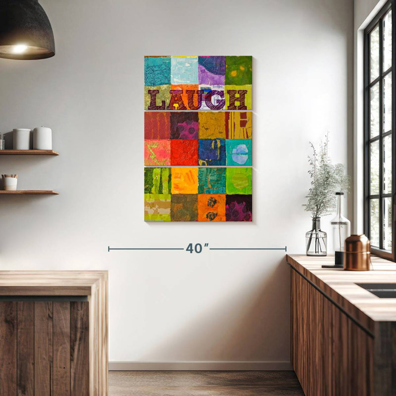 Patchwork Laugh, H 38 po x l 24 po