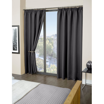 Cozine Pencil Pleat Blackout Thermal Curtains