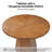 Stuart Mid-Century Modern 45" Round Dining Table-102438482