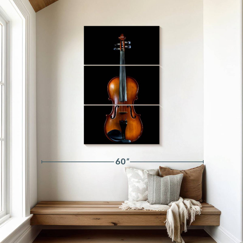 Abarca Violin Portrait, 45" H x 28" W