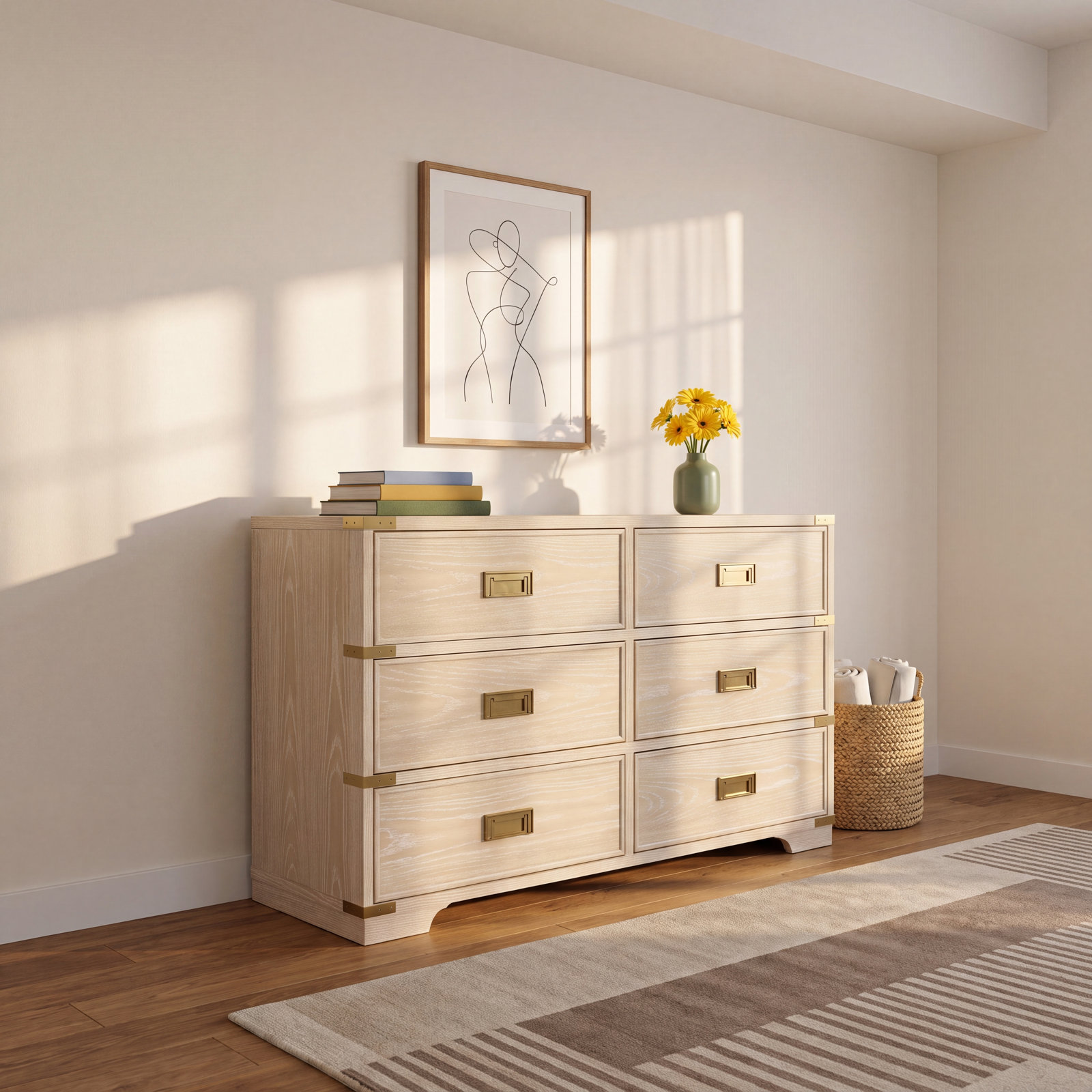 Paris 6-Drawer Dresser