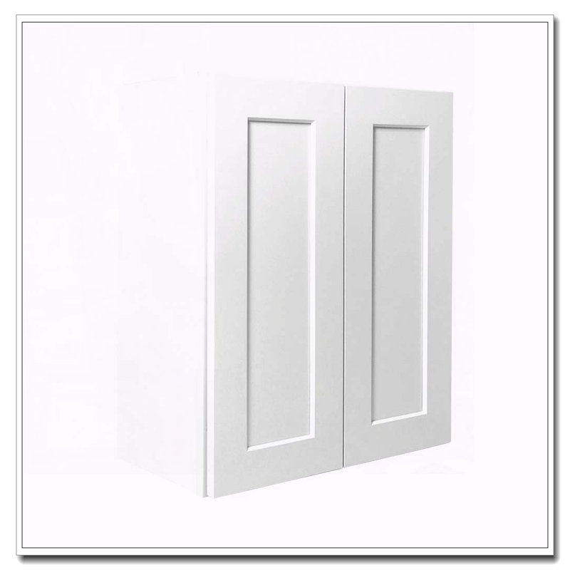 Armoire murale Shaker avec tablettes réglables et charnières à fermeture en douceur, H 36 po x l 30 po x P 12 po