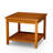 Longs Peak Eucalyptus 2-Shelf Side Table, Espresso