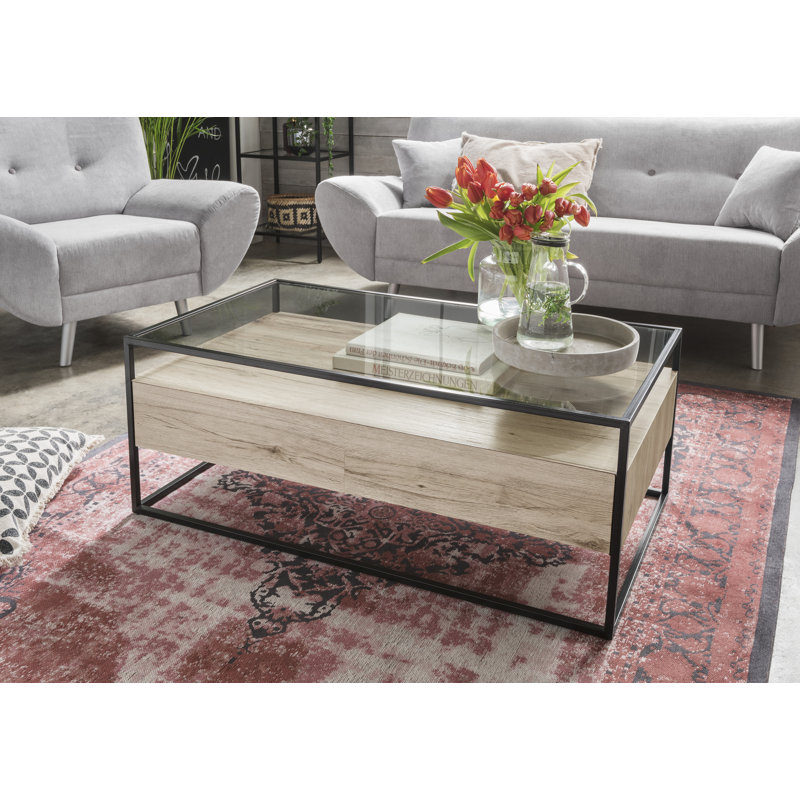 Dilan Frame Coffee Table with Storage