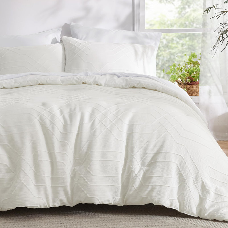 Bedsure Jacquard Comforter Bedding Set