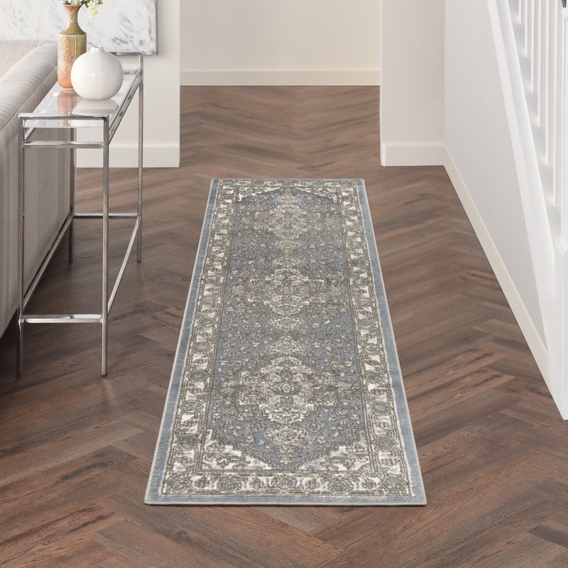 Tapis tissé à la machine Sereno, Tapis de couloir 2 pi 2 po x 7 pi 6 po