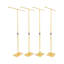 4 supports de fond de scène dorés, hauteur réglable, cadre métallique décoratif pour événements, fêtes, fêtes prénatales, photomatons et cérémonies-131639779
