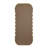 31.4X1.4X74" Oversized Wooden Floor Mirror With Unique Brown Frame