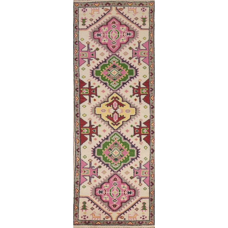 Tapis de couloir oriental géométrique 3x8