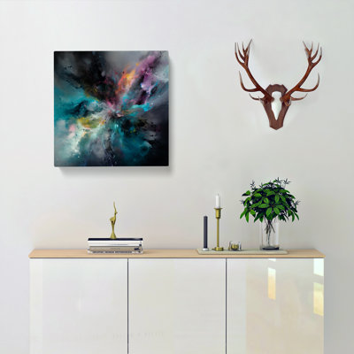 Galaxy Abstract Art No.2 - Wrapped Canvas