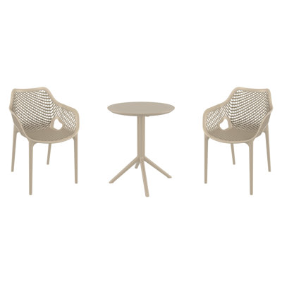 Farrah 23.6'' Round 2 - Person Bistro Set