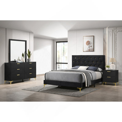 Ensemble de chambre avec très grand lit californien 4 pièces