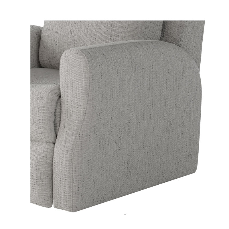 Fame Recliner, Light Gray Polyester